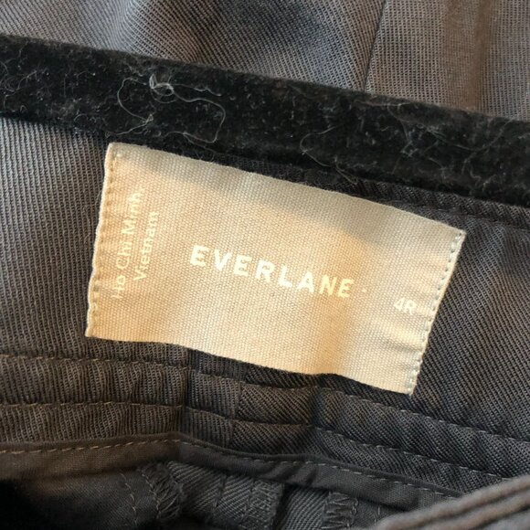 Everlane Womens Pants The Way High Drape Pant Pleated Pockets Gray 4 - Picture 3 of 4